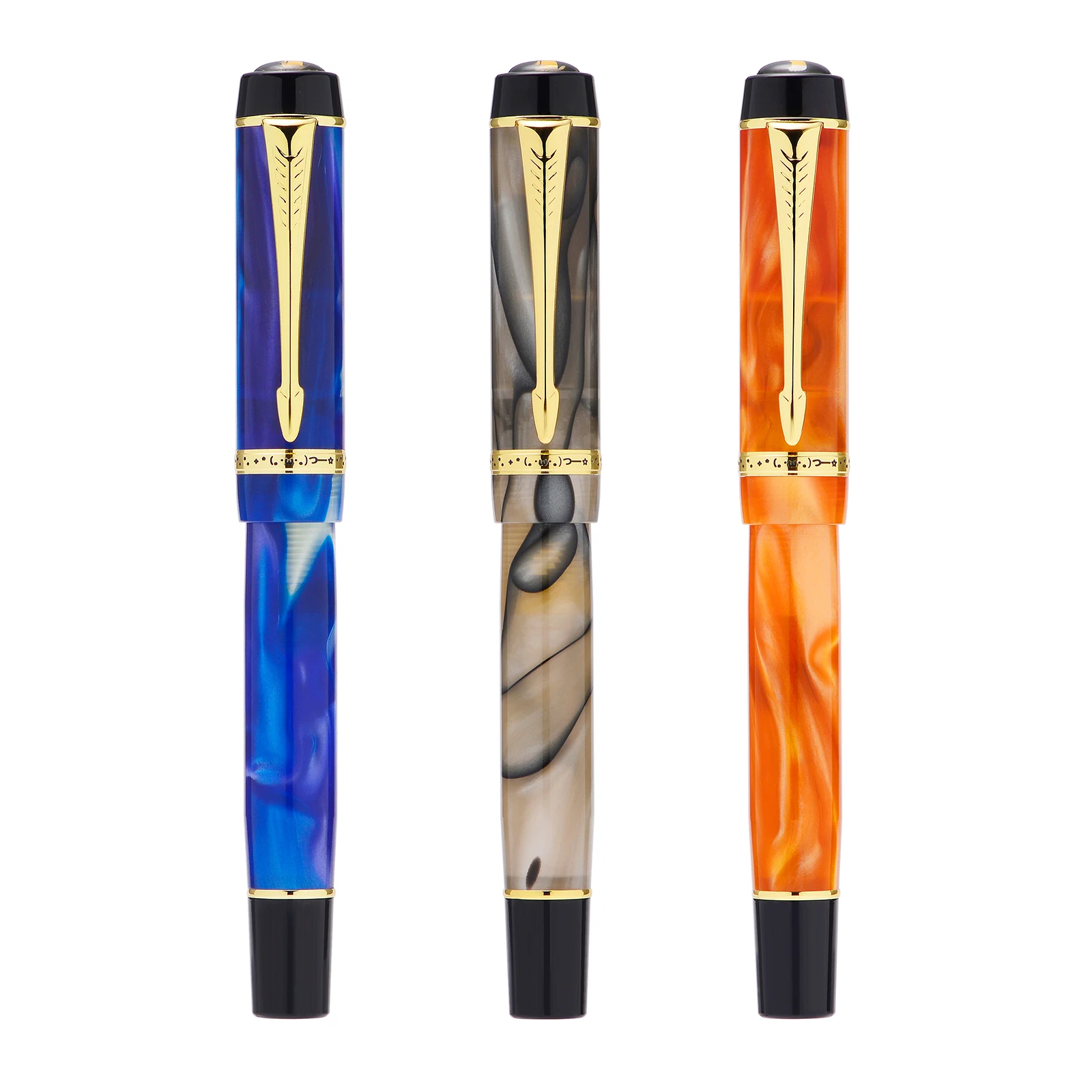 

Kaigelu 316 Mini Fountain Pen Celluloid Beautiful Patterns Iridium EF/F Nib Writing Ink Pen for Office Business School Home