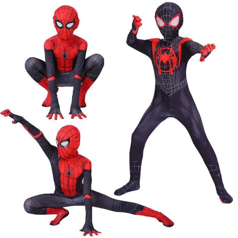 

Kids Cosplay Movie&tv Superhero Line Spider Costume Sets Man Hero Panther Halloween Boys Girls Christmas Party Birthday Gift