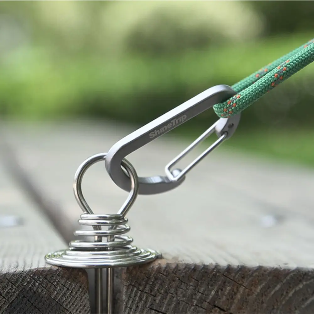 Многоцветная безопасная Пряжка из алюминиевого сплава брелок карабин для