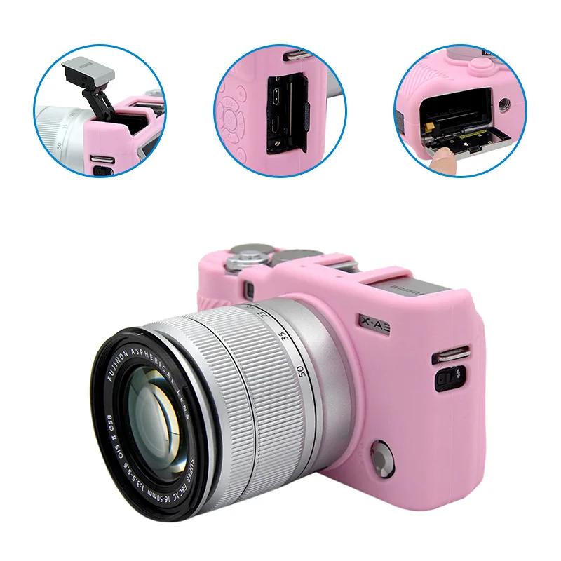 

Силиконовый защитный чехол для фотоаппарата Fuji X-A3 XT10