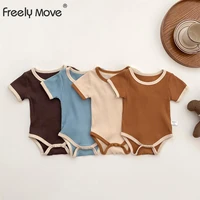 freely move baby girl rompers summer princess newborn baby clothes girls boys short sleeve jumpsuit kids baby outfits clothes