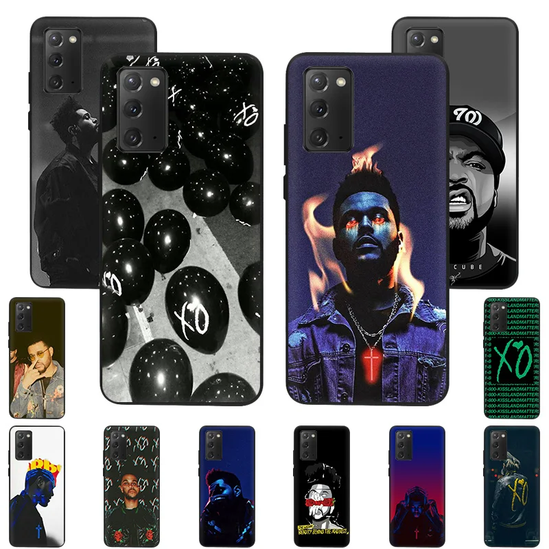 

The Weeknd Black Matte Phone Case For Samsung Galaxy M21 M51 M31 M30s M11 M32 M42 M62 M12 M01 A01 A02S A03S A7 A9 A80 A90 Cover