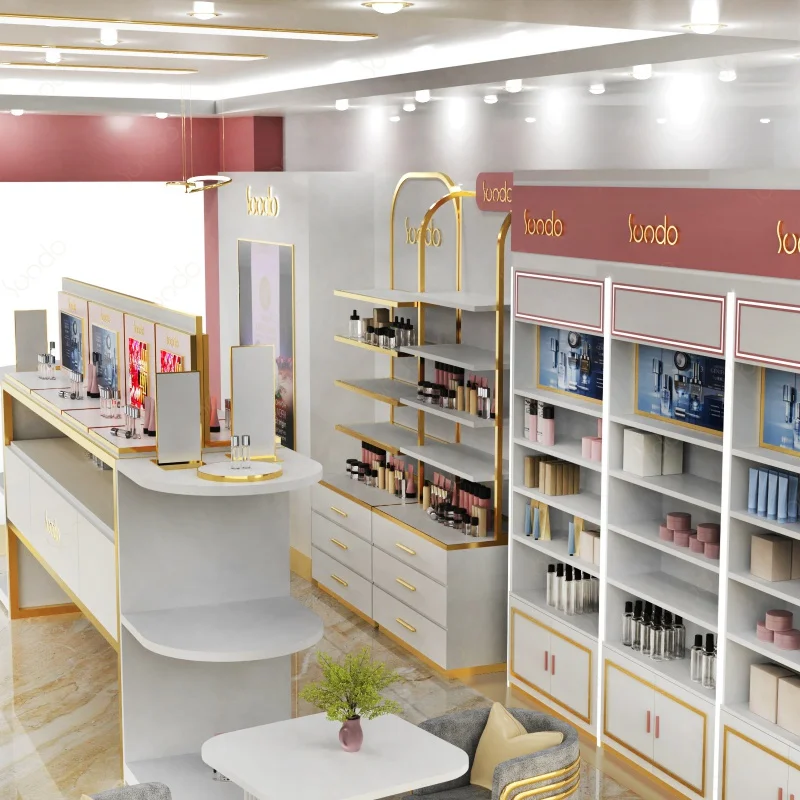 Custom. SUNDO Factory прямые лаки для ногтей демонстрация духов розничного магазина
