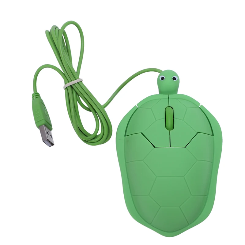 

20 PCS Cute animal Wired Mouse USB 3D Turtle Optical Mice Mouse For Computer PC