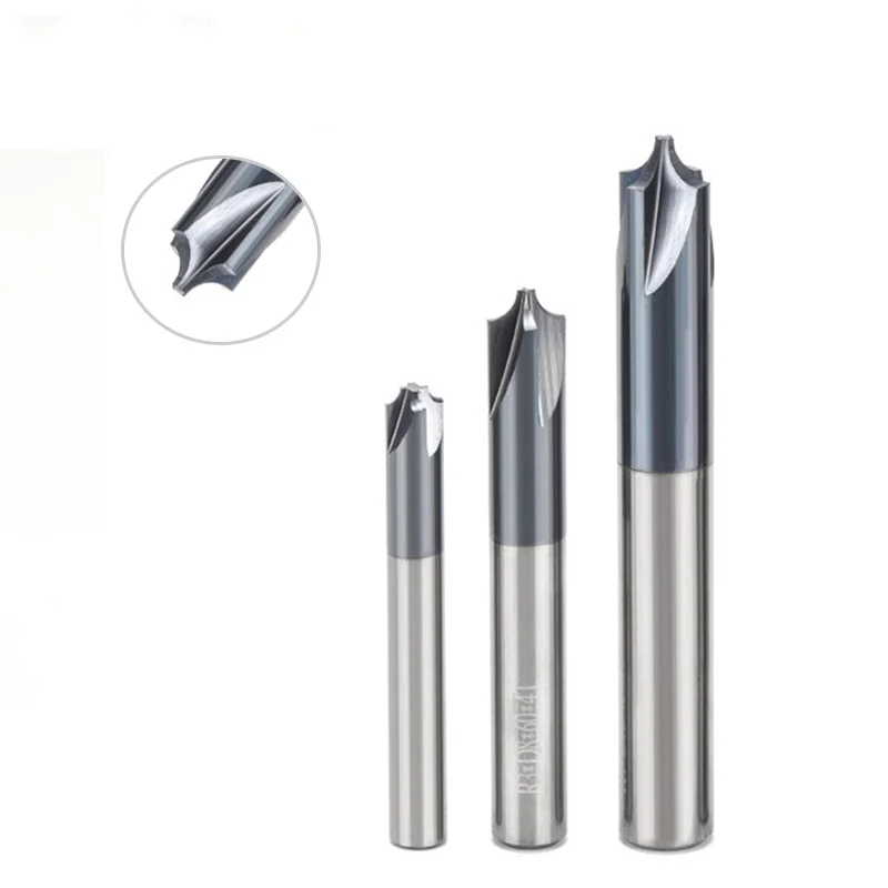 

1PC Solid Carbide Arc R Angle End Mill 4 Flutes CNC Milling Cutter Anti-R Chamfering Router Bit For Alloy Steel