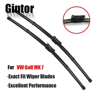 gintor auto car lhd wiper front wiper blades set for vw golf mk 7 2012 windshield windscreen 2618 car accesiors
