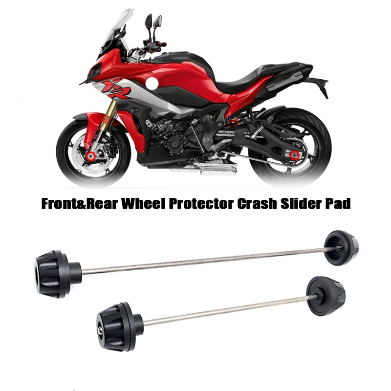 

Motorcycle Front&Rear Wheel Protector Crash Slider Pad For BMW S1000R S1000RR S1000XR S1000 R/RR/XR S 1000XR 1000RR 2010-2019