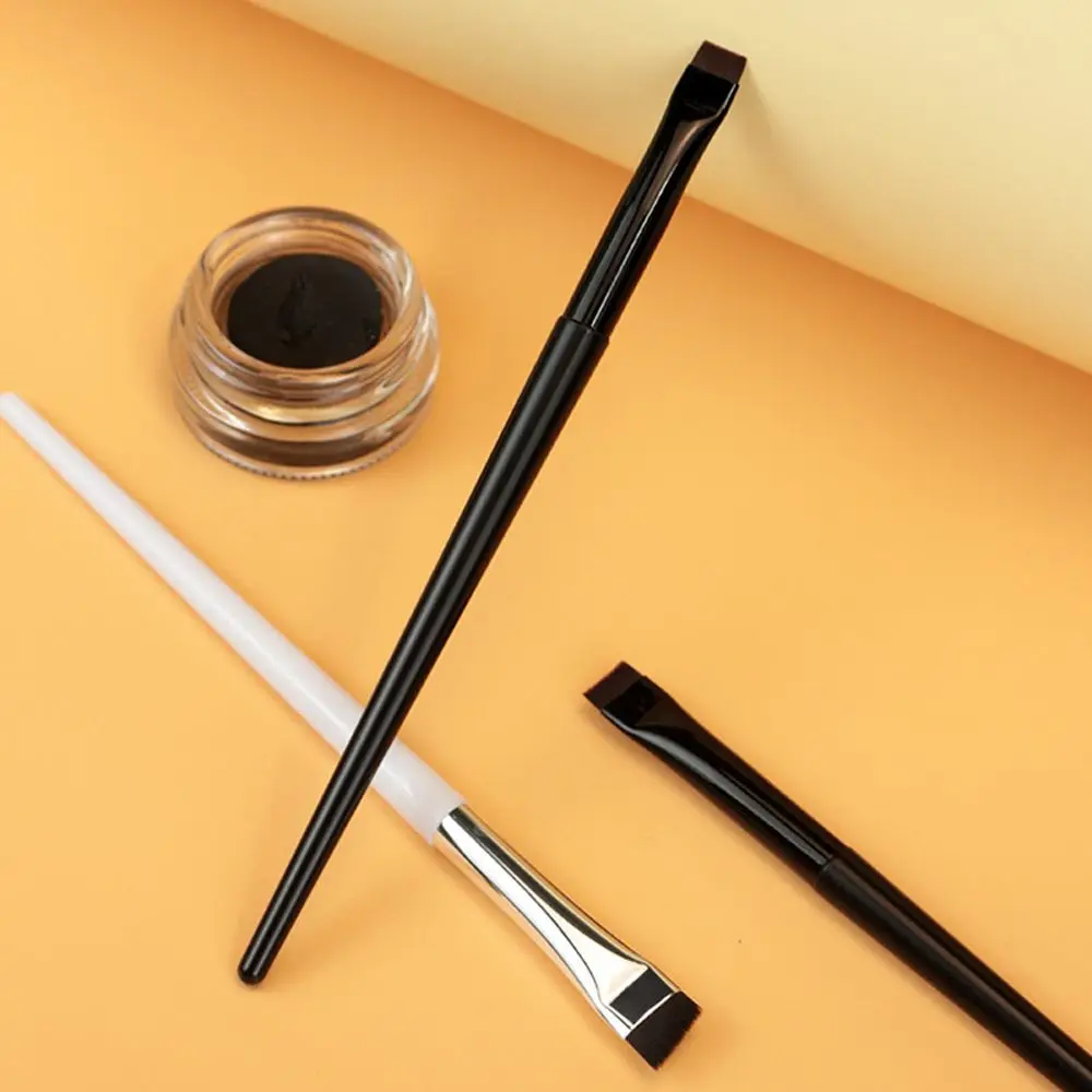 

Blade Makeup Brushes Angled Thin Eyebrow Brush Flat Fine Eyeliner Brush Professional Liner Brow Beauty Make Up Tool