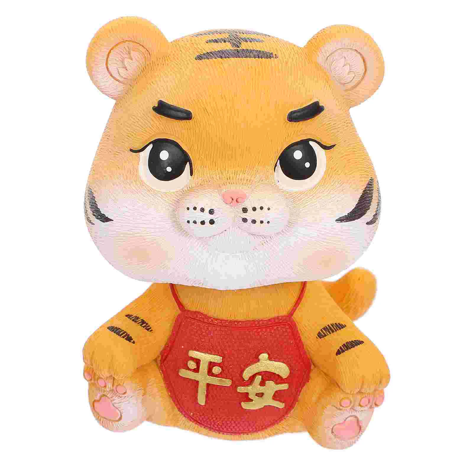 

Sculpture Resin Figurine Year Figure Decoration Cargift New Statue Chinese The Smallstatues Fortune Lucky Craft Cake