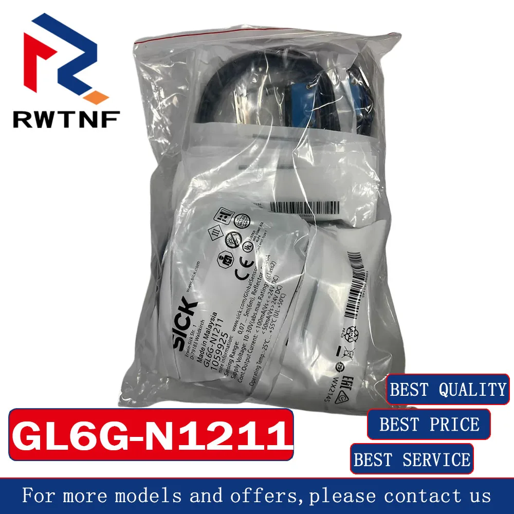 Совершенно новый оригинальный фотоэлектрический датчик GL6G-N1211 SICK, 100% оригинальный, в наличии на складе. (art.: 3920da06812aa) - 3920da06812aa