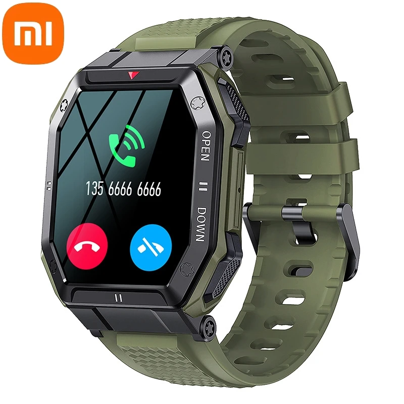 

Xiaomi Smart Watch 2023 New 1.85inch Military Smartwatch Men Bluetooth Call 350mAh 24H Healthy Monitor Outdoor Original Watches