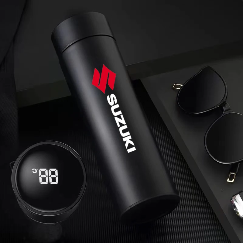 

Автомобильные термосы, бутылка для воды, портативная кружка для путешествий с умным ЖК-дисплеем для Suzuki Sx4 Swift Jimny Grand Vitara Alto Samurai BALENO IGNIS