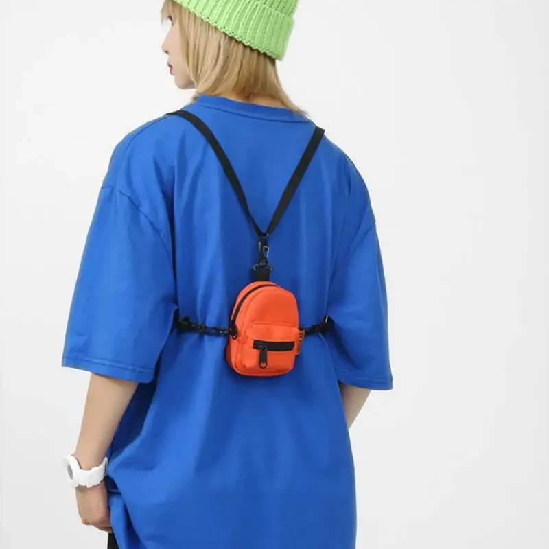 Нагрудная сумка мужская модная нейлоновая ткань легкая через плечо в корейском