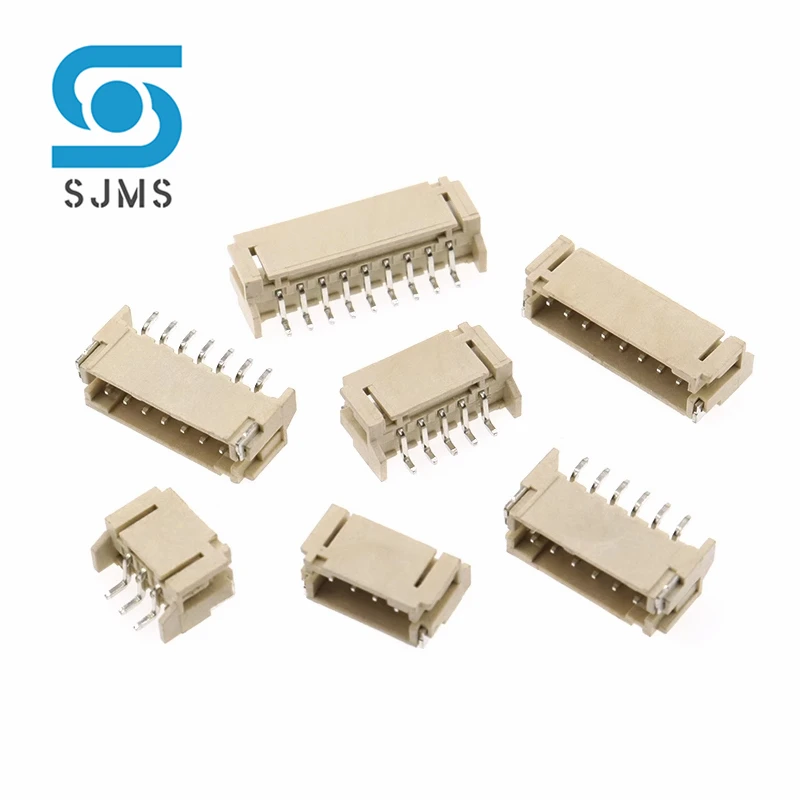 

10/20pcs PH2.0 2P 3P 4P 5P 6P 8P SMD SMT Right Angle connector 2.0MM Pitch 2MM Male Pin header For PCB Board LED Strip Connector