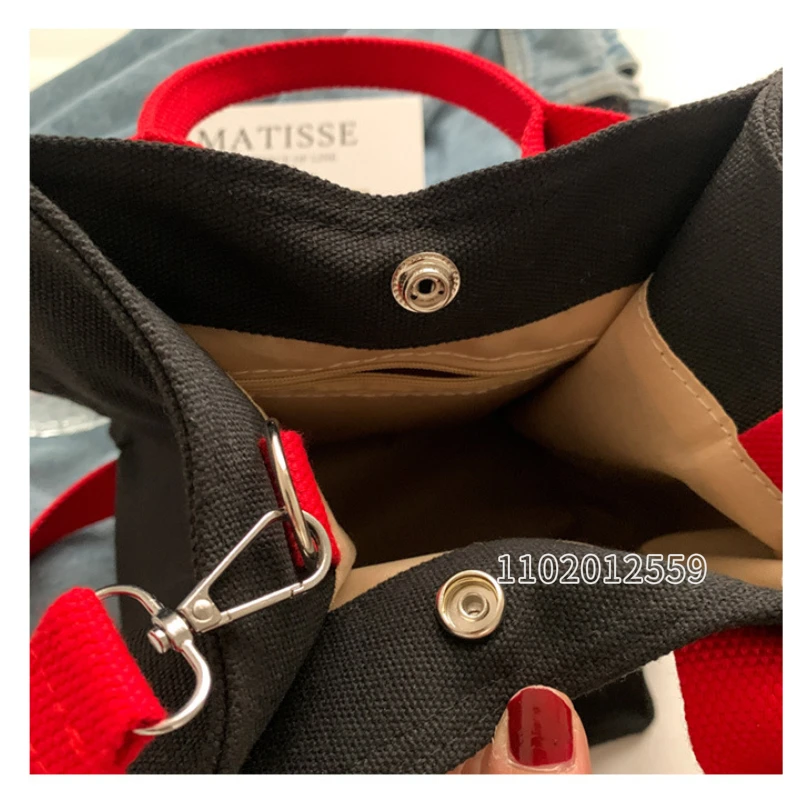 Disney 2022 New Women's Bag Luxury Brand Women's Handbag Mickey Cartoon Cute Large Capacity Fashion Casual Canvas Bag