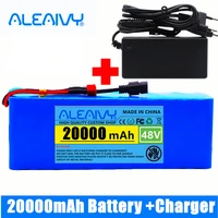 48v lithium ion battery 48v 20ah 1000w 13s3p li ion battery pack for 54 6v e bike electric bicycle scooter with bmscharger