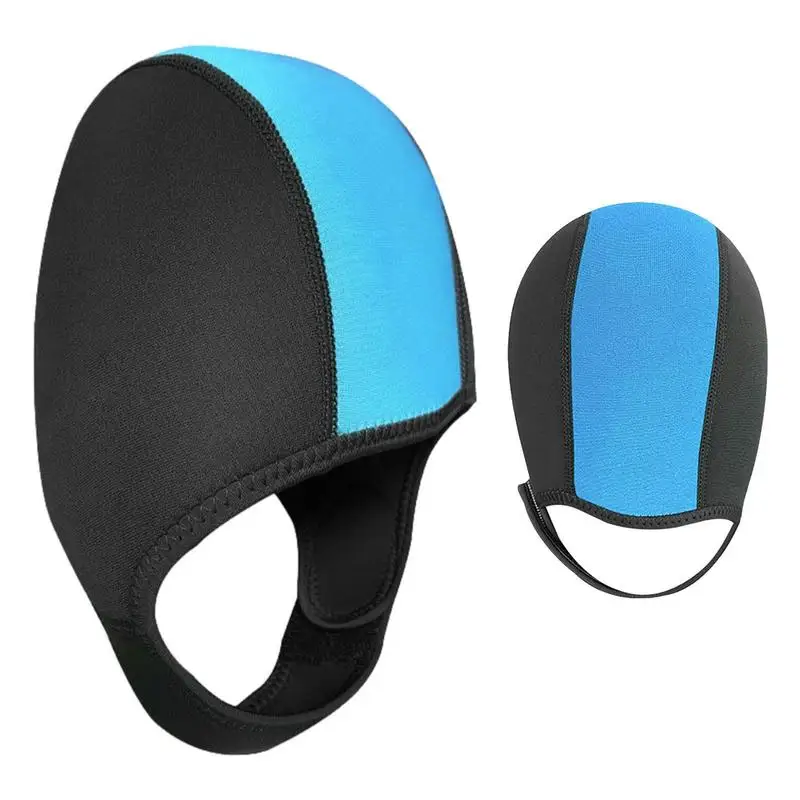 

Swimming Hat 2.5mm Neoprene Diving Hat Professional Fabric Winter Cold-Proof Wetsuits Head Cover Helmet Swimwear