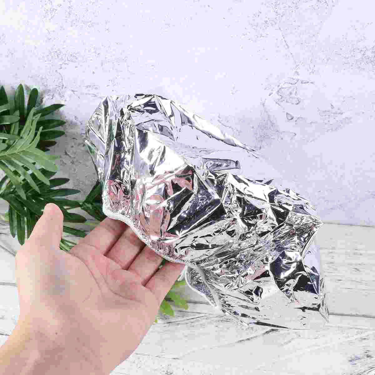 

6 Pcs Deep Conditioning Heat Cap Hairdressing Aluminum Foil Cover Styling Heated