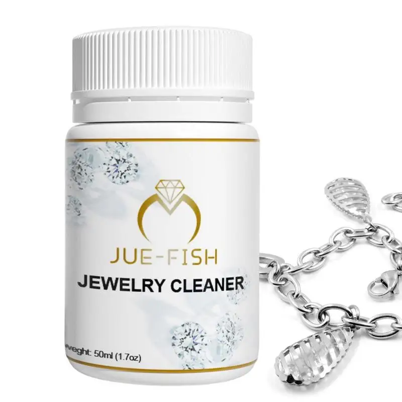 

Silver Jewelry Cleaner Gold Jewelry Rust Removal Cleaning Solution Portable Metal Jewelry Safe Clean Liquid For Watches Earrings