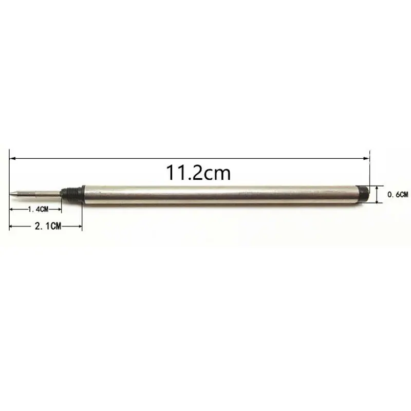 113mmx6mm 0.5 Tip Rollerball Pen Refills Ballpen Refills Fits For Mont Blanc German Ink M401 107878 P163 H-12 M506 M710 105159