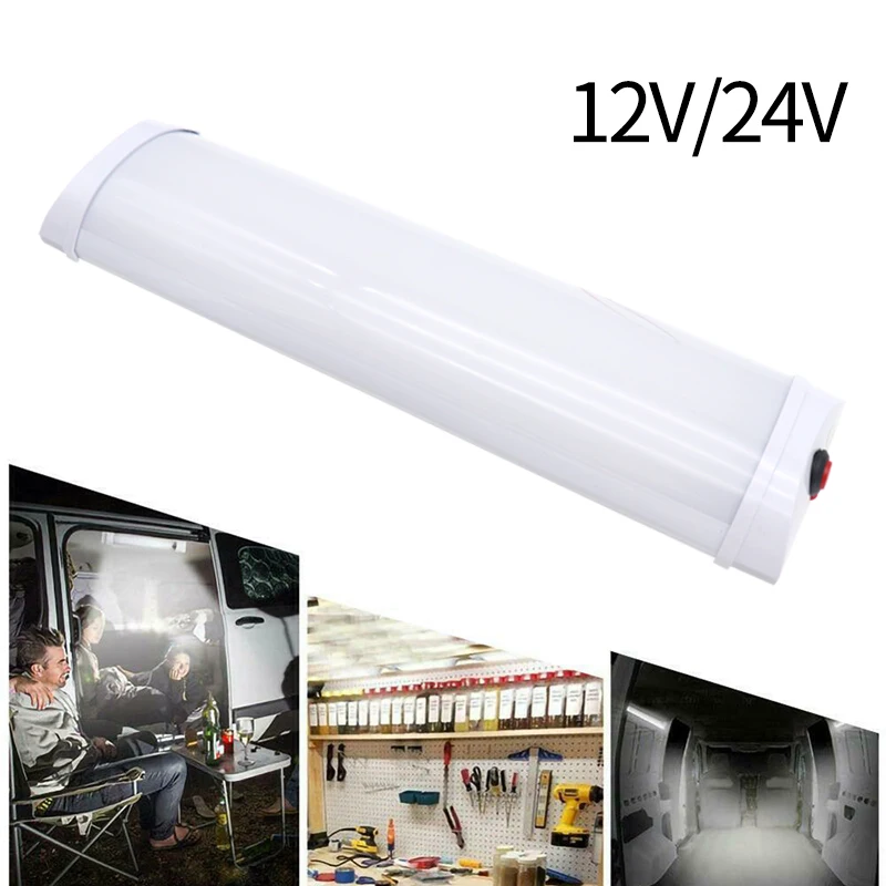 12 В 24 в прицеп грузовик светодиодный отсек автомобиль Интерьер кабина чтение белый туризм по пересеченной местности автомобиль знакомый Acampada свет