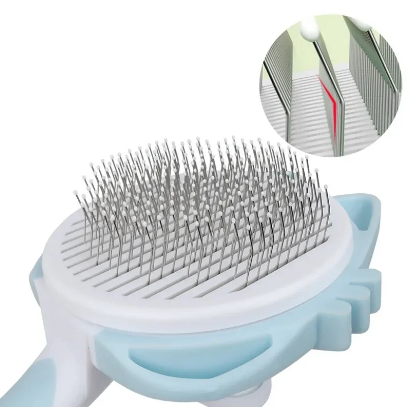 Щетка для собак Самоочищающаяся щетка кошек удаления шерсти домашних животных