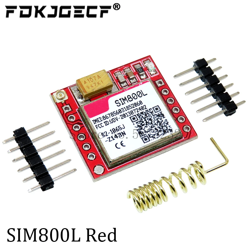 SIM800L GPRS GSM модуль Micro SIM-карта ядро четырехдиапазонный TTL последовательный порт