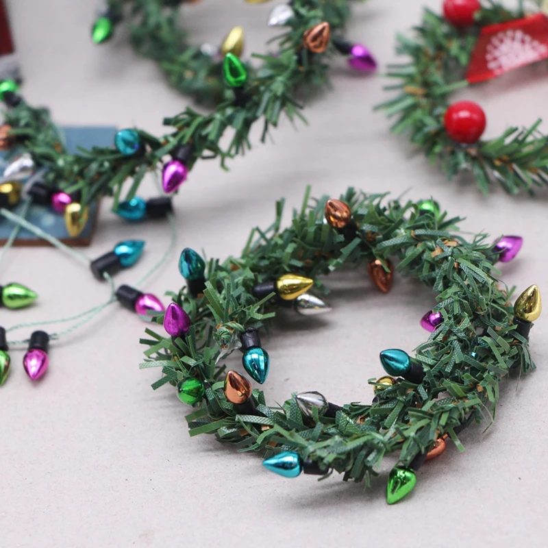 Модель для кукольного домика из ротанга 1/12 искусственная нить Рождественский