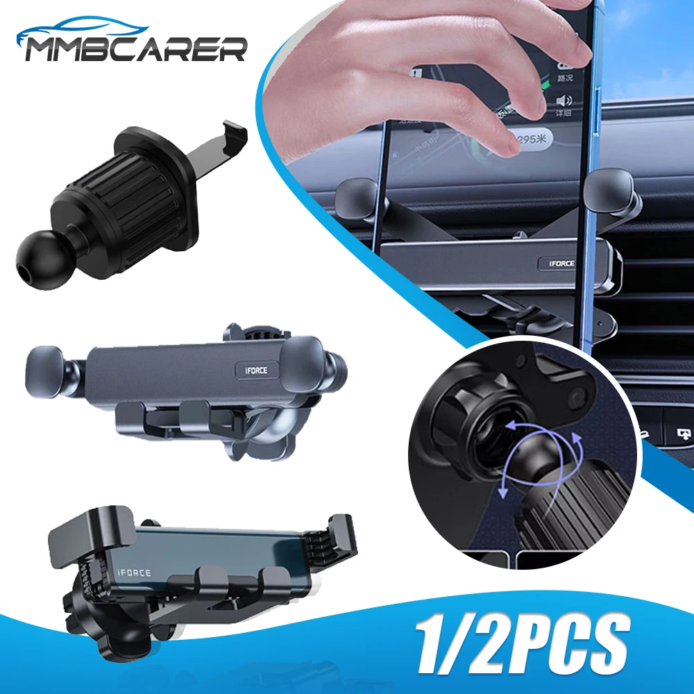 

Автомобильный держатель для телефона с креплением на вентиляционное отверстие подставка для смартфона гравитационное крепление для iPhone Huawei SamsungXiaomi Универсальная автомобильная подставка для GPS