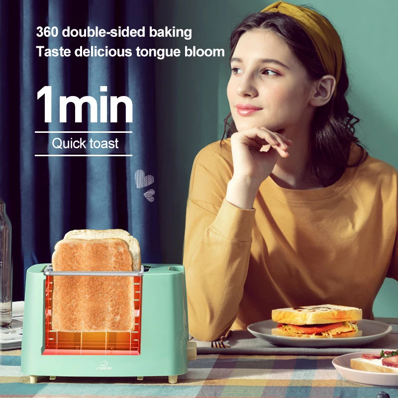 Электрический тостер из нержавеющей стали бытовая автоматическая машина для