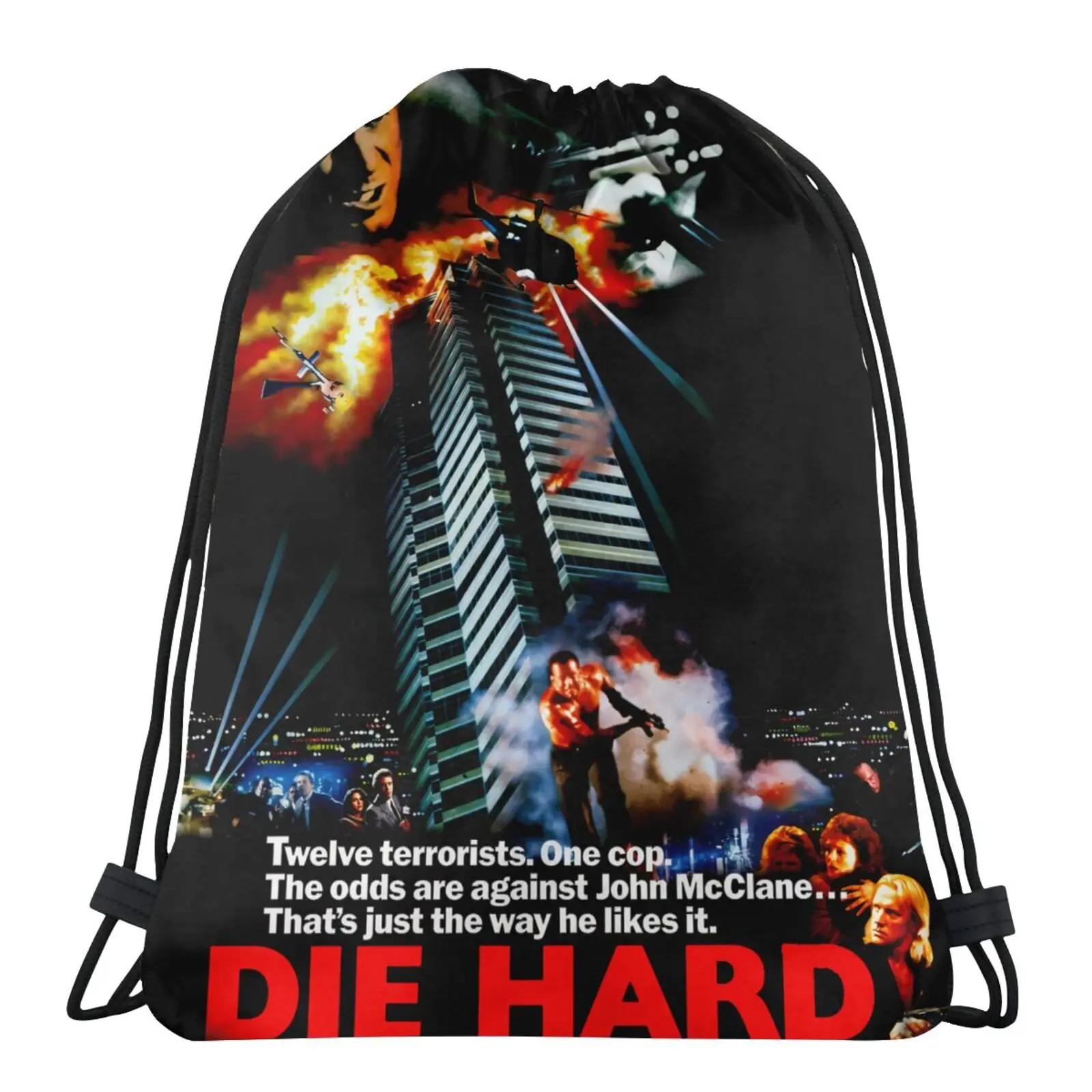 

Die Hard Poster Bruce Willis 1988 Bag Waterproof Bag Bag For Girls Cloth Bags Cord Bag Anime Shoe Bag Drawstring Bag Pouch Bag