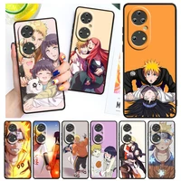 fashion love naruto anime for huawei p50 p40 p30 p20 pro plus p10 p9 p8 lite 2019 2017 ru e mini black funda capa phone case