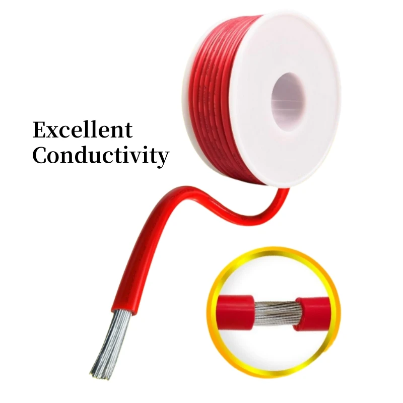 Электрический кабель UL1007 (набор 5 цветов) многожильный провод 16 18 20 22 24 26 28 30AWG из