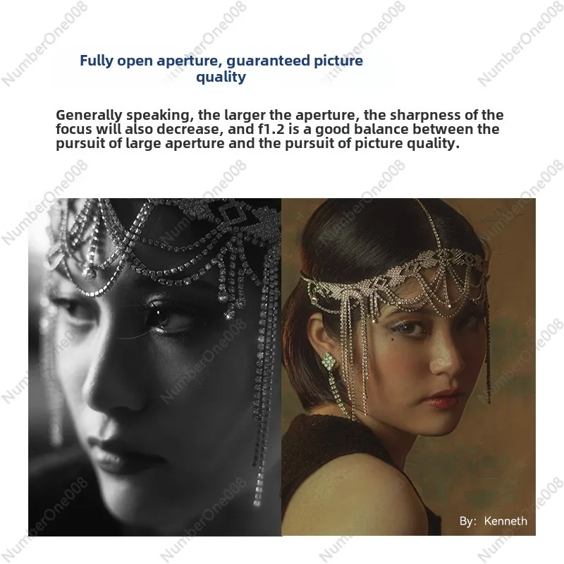 Оптический портретный объектив Mingjiang 50 мм F1.2 для Sony E-port Nikon Z Panasonic M43 Canon Fuji XM5