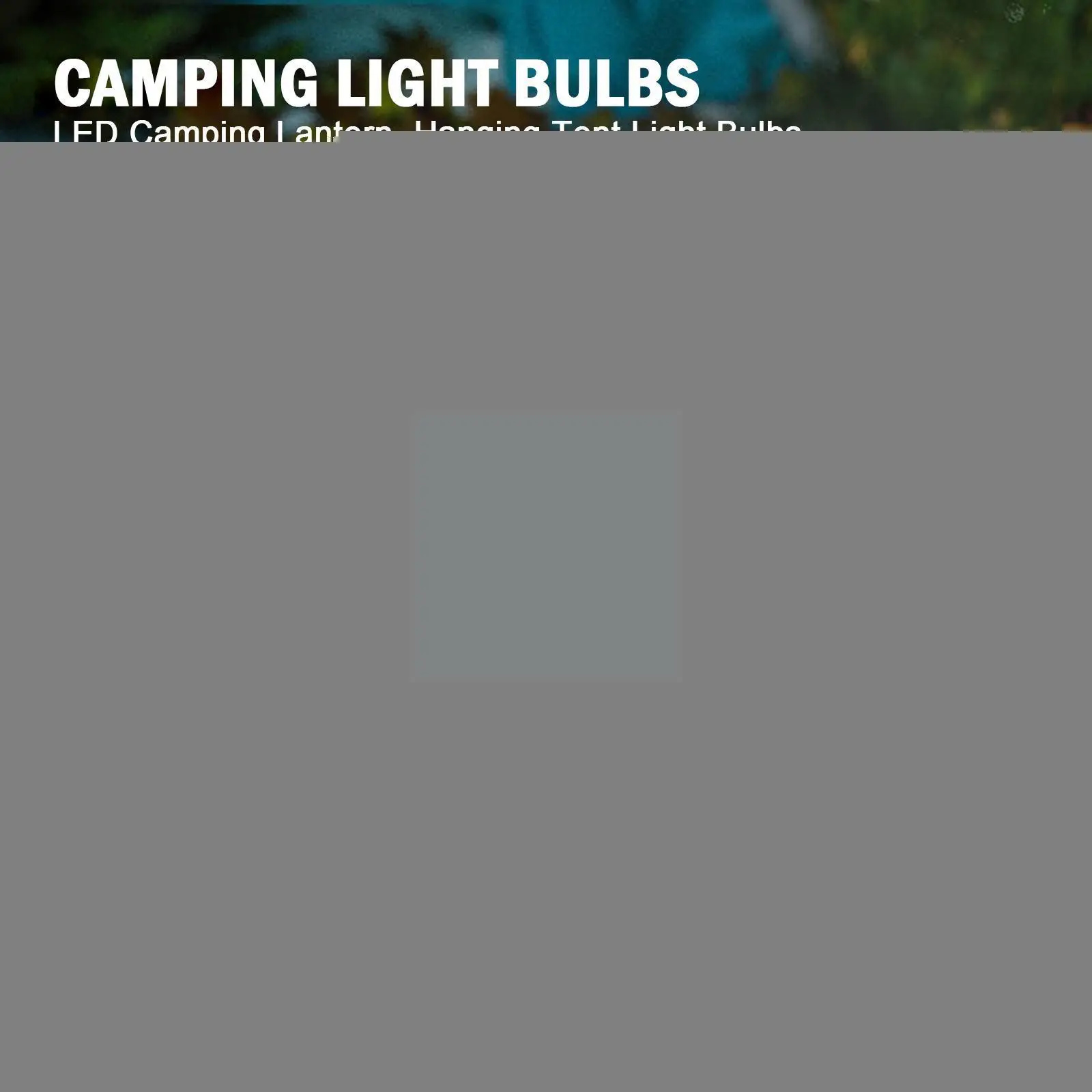 

10w Emergency Camping Tent Lamp White Light Led Bulb Camping Accesory Tent Outdoor Energy Lamp Portable Lamp Saving Z0e9