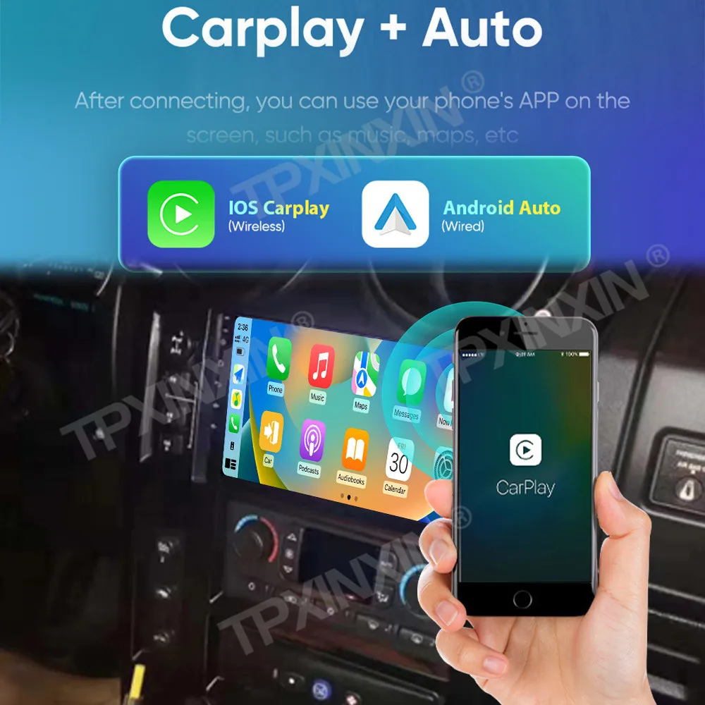 Carplay радио Coche Android для Hummer H2 2004 плеер Автомобильный мультимедийный