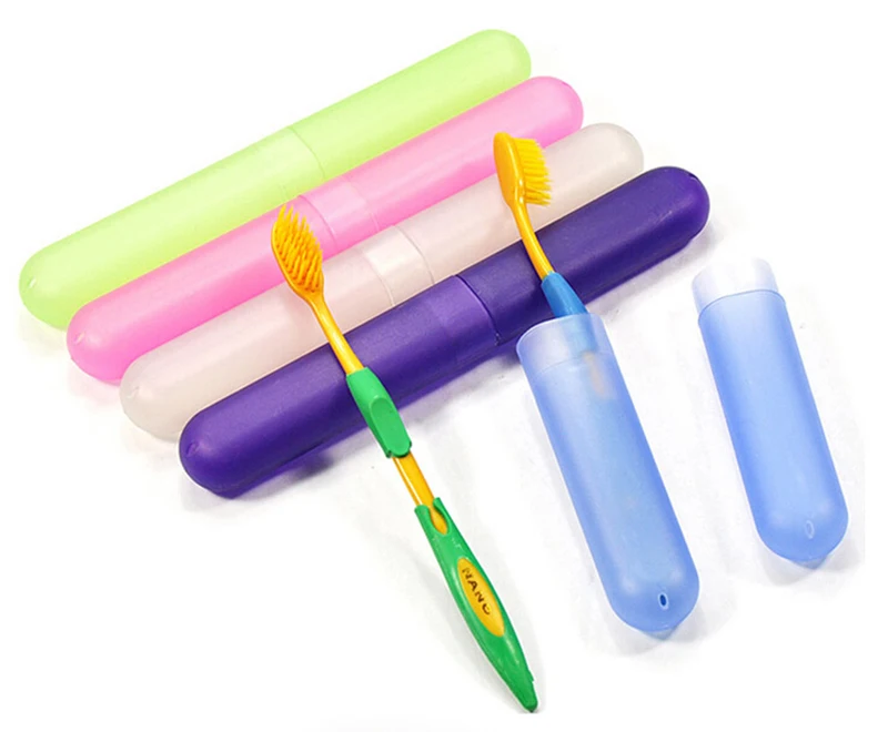 

Travel Portable Toothbrush Case Breathable Wash Toothbrush Holder Box Color Random NEW