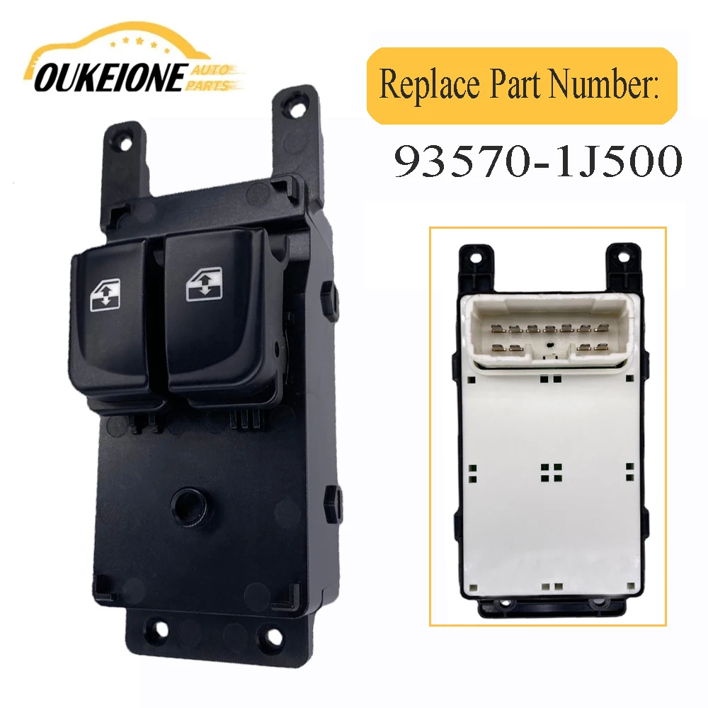 

Главный переключатель стеклоподъемника для Hyundai i800 i20 H1 iMax Starex 2007-2015, электрическая кнопка подъема 935701J500, автомобильные аксессуары