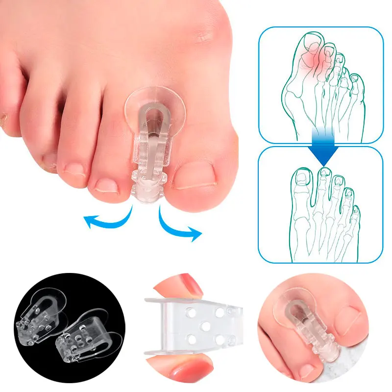 

Thumb Valgus Corrector Relief Foot Bunion Toe Separators Spacer Straightener Thumb Finger Big Feet Device Pad Toe Pads