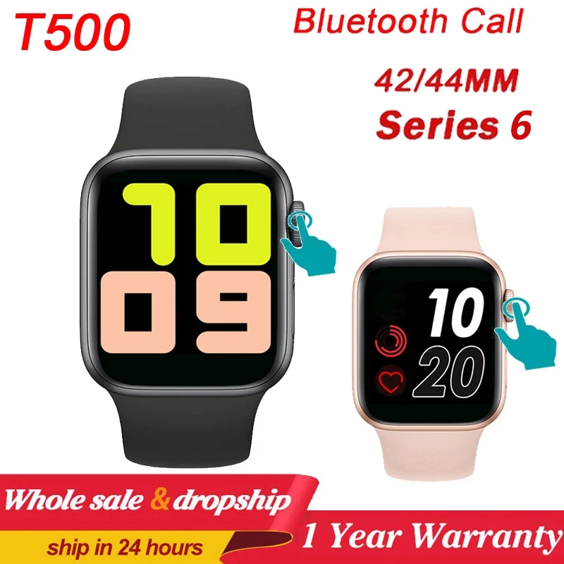 

IWO 13 T500 Smart Watch Men Women Series 6 Bluetooth Call 44mm Blood Pressure Monitor Smartwatch Watchs for Apple Android Phone