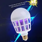 Светодиодная лампа для уничтожения насекомых, 20 Вт, 220 В, ночной белый свет, противомоскитная лампа, Москитная лампа, устройство для уничтожения насекомых, садовый светильник с разъемом E27, 220 В переменного тока, домашний комнатный