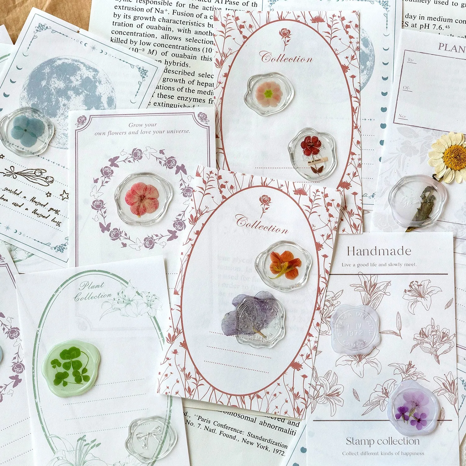 

50 листов, ручная роспись, иллюстрация блокнота для сообщений, блокнот, украшение своими руками, этикетка из материала, канцелярские принадлежности