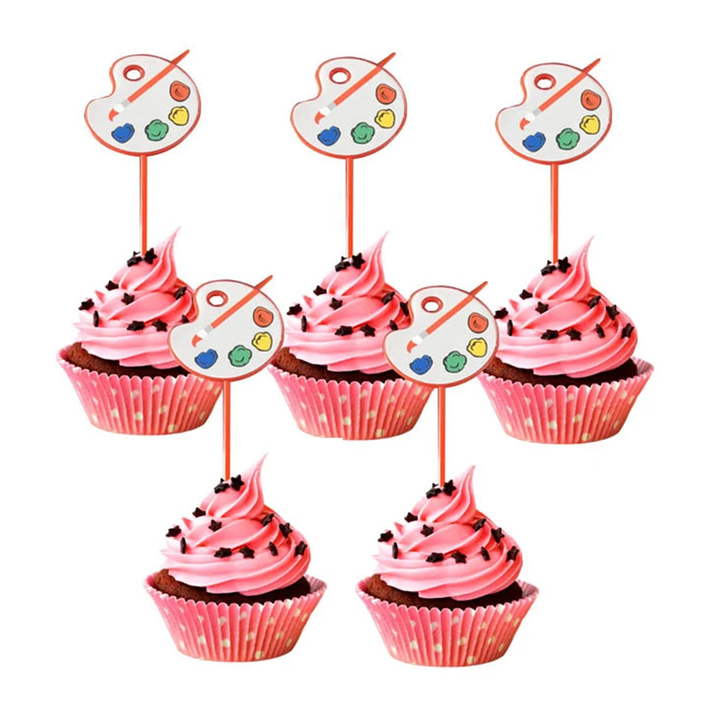

Fruit Fork Cartoon Mini palette Cartoon Food Selection Children Snacks Cake Dessert Food Fruit Fork Party Cake decoration
