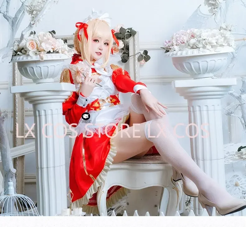 Nero Claudius Косплей Fate/Grand Order FGO Рождественский женский костюм для девочек Женское
