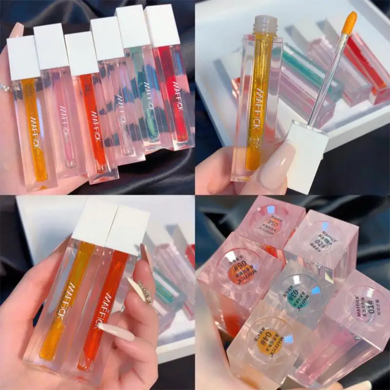 

MAFFICK Lip Oil High Gloss Moisturizing Transparent Lip Gloss Nourishing Shining Lip Oil Biting Lip Plumper Makeup Cosmetics