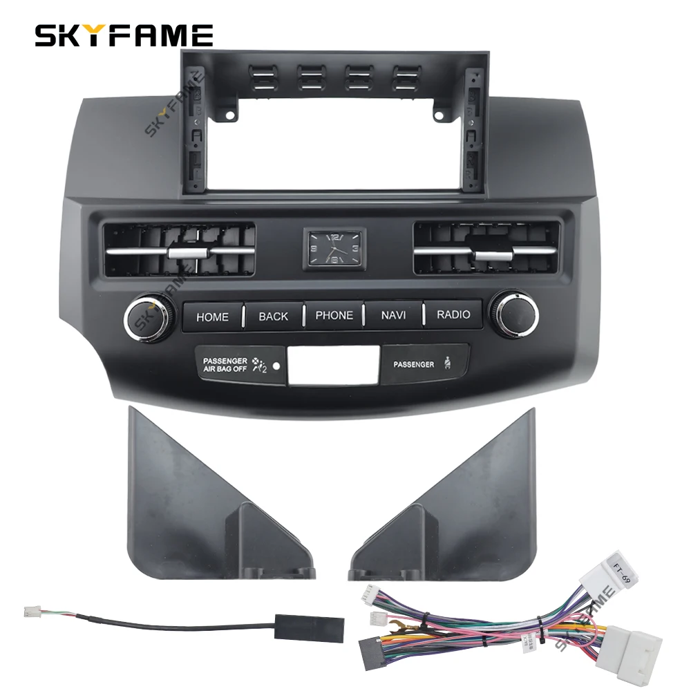 

SKYFAME 12,3-дюймовый автомобильный рама, лицевой адаптер, декодер, Android-радио, комплект панели для приборной панели для Mitsubishi Outlander