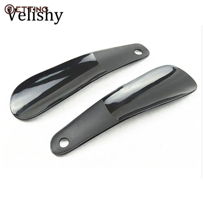 

16cm Black Shoe Horns Professional Black Plastick Shoe Horn Spoon Shape Shoehorn Shoe Lifter Flexible Sturdy Slip