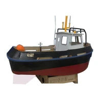 port propeller boat frigate model wooden tugboat model diy assembly kit boys toys