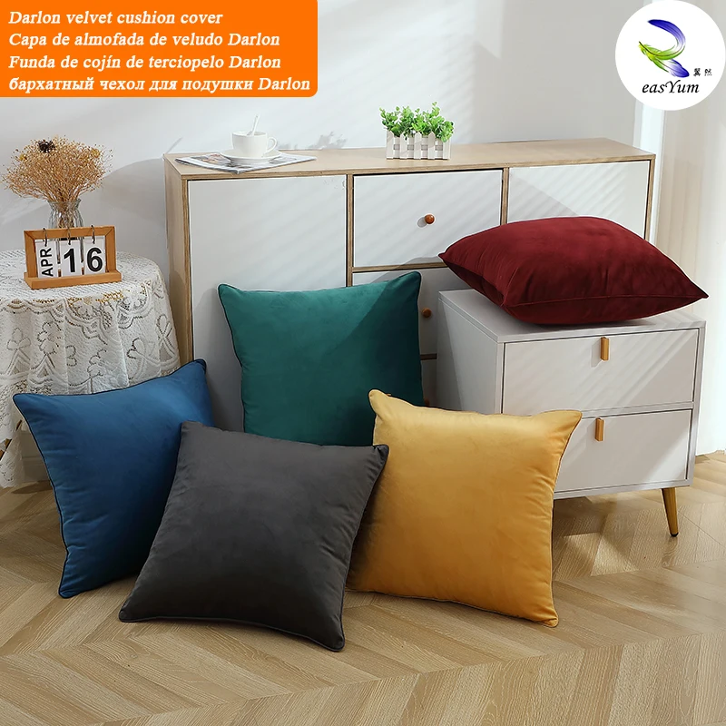 

Darlon Velvet 45*45cm 50*50cm Cushion Bench Cushion Home Decor Cushion Cushion Removable and Washable Cushion Pillow Cover Case