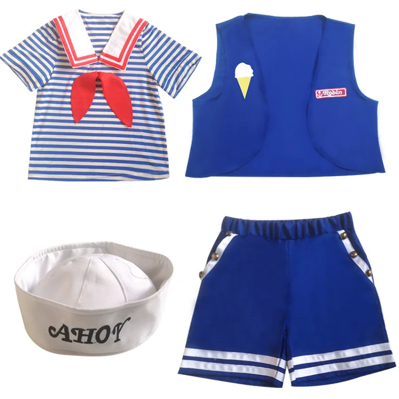 

Униформа для косплея, морская униформа, косплей, странные дела, Робин скупс, костюм на Хэллоуин